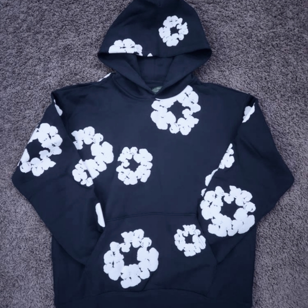 Denim Tear Flower hoodie